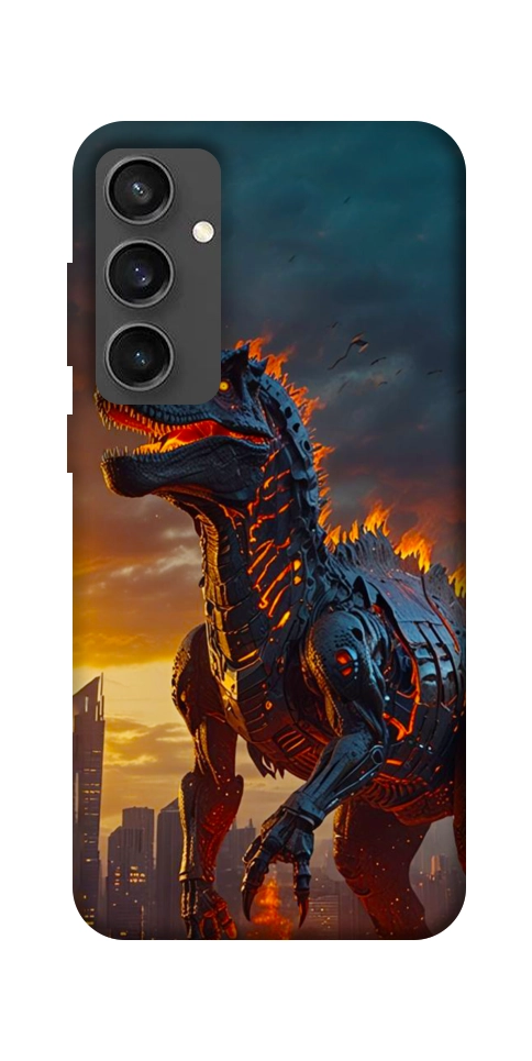 Чохол Fire dino для Galaxy S24 FE