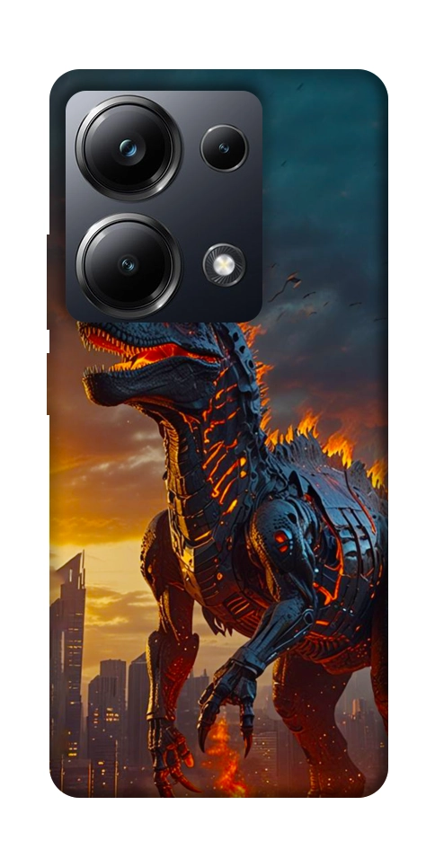 Чохол Fire dino для Xiaomi Poco M6 Pro 4G