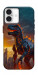 Чохол Fire dino для iPhone 16