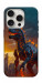 Чохол Fire dino для iPhone 16 Pro