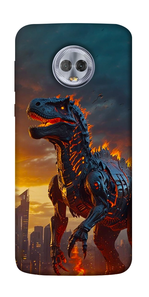 Чехол Fire dino для Motorola Moto G6 Plus