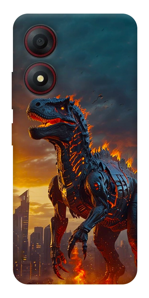 Чехол Fire dino для ZTE Blade A34 4G