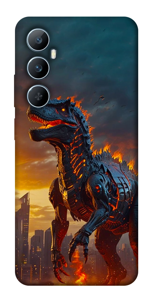 Чехол Fire dino для Realme C65 4G