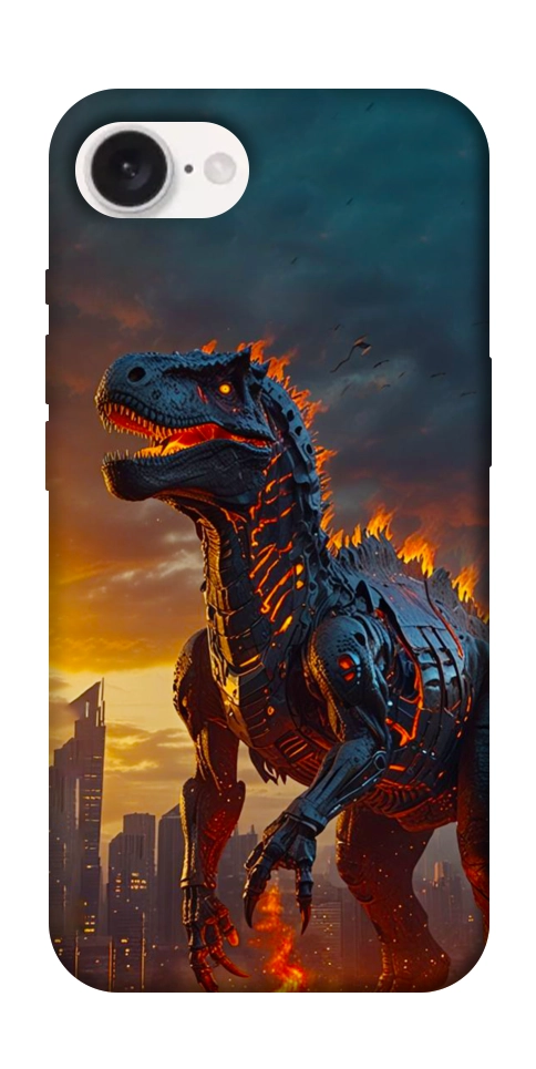 Чехол Fire dino для iPhone 16e