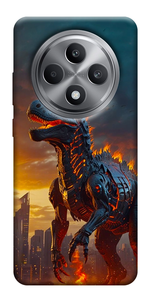 Чехол Fire dino для Oppo Reno 12 F 4G
