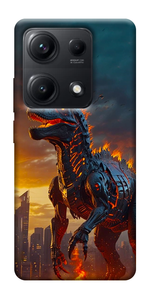 Чехол Fire dino для Xiaomi Redmi Note 14S