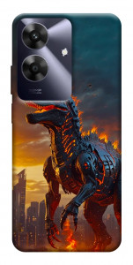 Чехол Fire dino для Realme Note 60