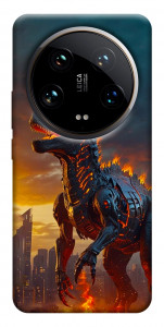 Чехол Fire dino для Xiaomi 14 Ultra