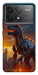 Чехол Fire dino для Xiaomi Poco F6 Pro