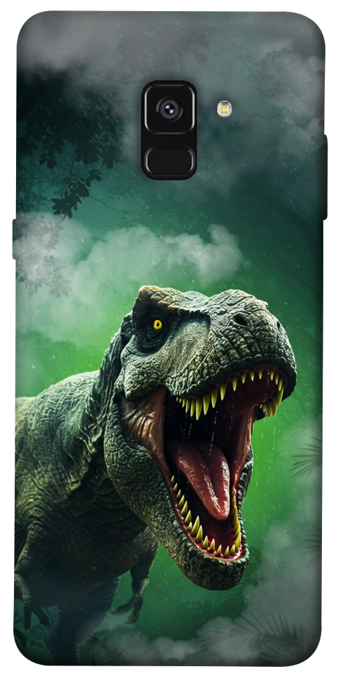 Чехол Green fog dino для Galaxy A8 (2018)