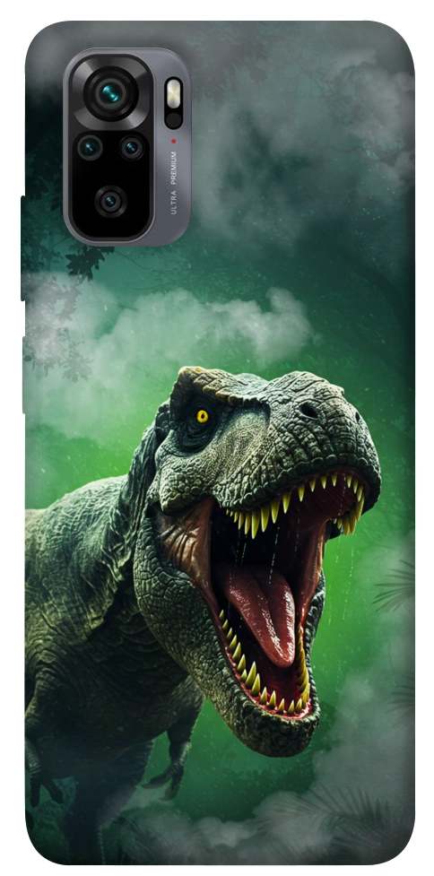 Чехол Green fog dino для Xiaomi Redmi Note 10