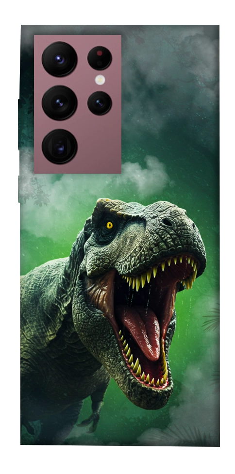 Чехол Green fog dino для Galaxy S22 Ultra