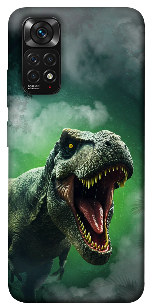 Чехол Green fog dino для Xiaomi Redmi Note 11 (Global)