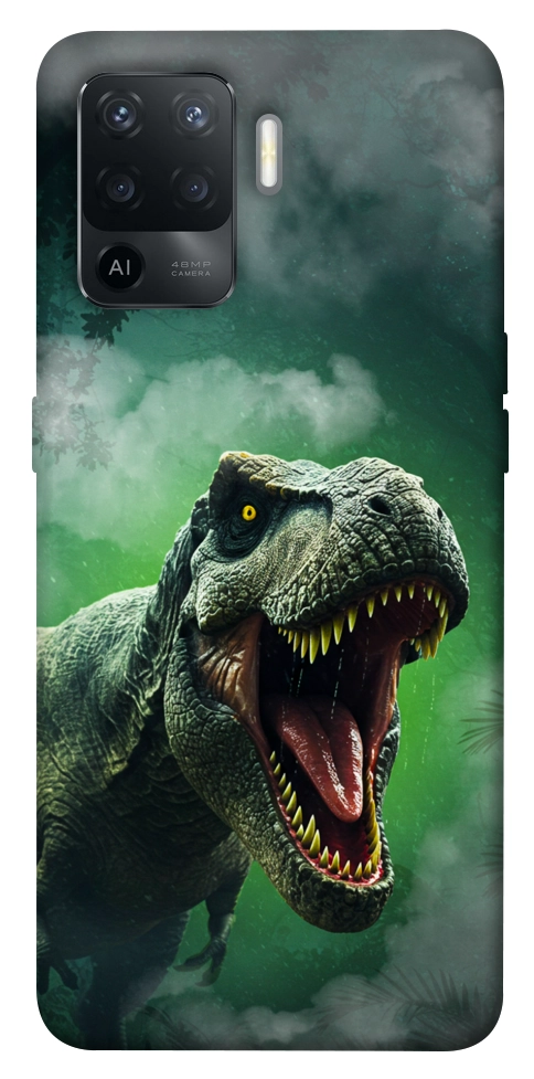 Чехол Green fog dino для Oppo Reno 5 Lite
