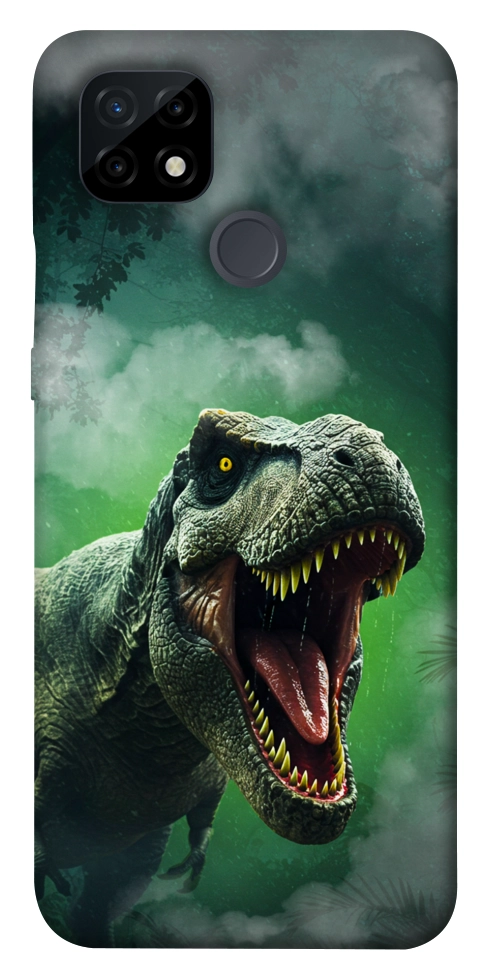 Чехол Green fog dino для Realme C21