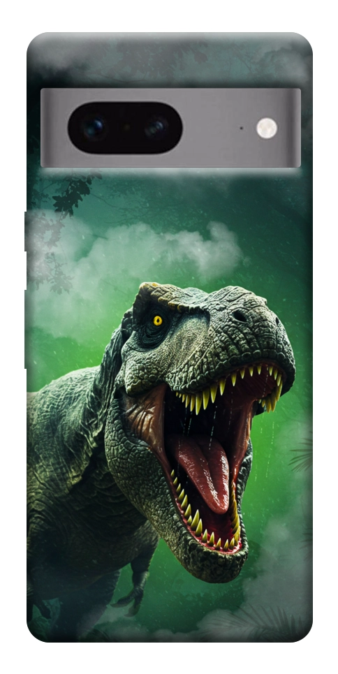 Чехол Green fog dino для Google Pixel 7