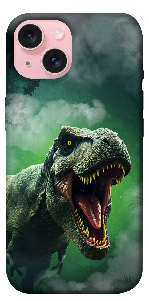 Чохол Green fog dino для iPhone 15