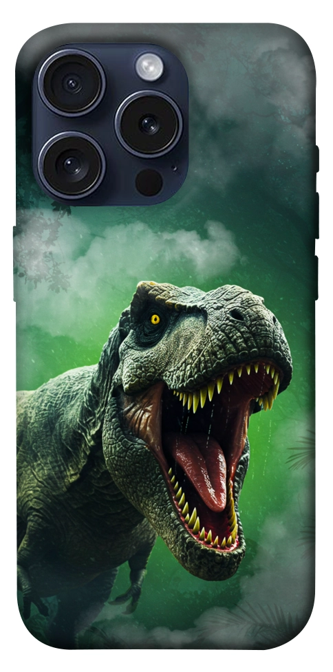 Чехол Green fog dino для iPhone 15 Pro
