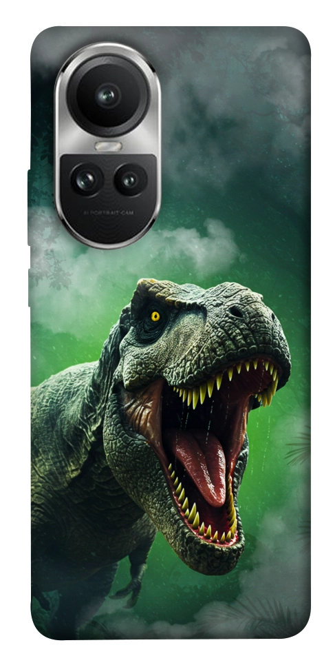 Чехол Green fog dino для Oppo Reno 10