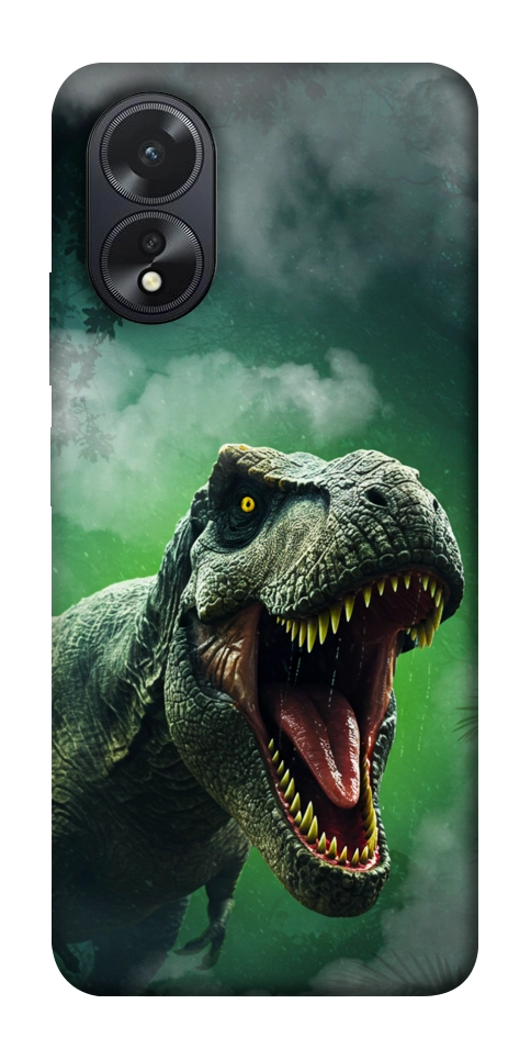 Чехол Green fog dino для Oppo A38