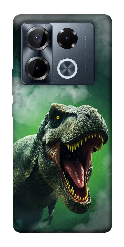 Чехол Green fog dino для Infinix Note 40 Pro 4G