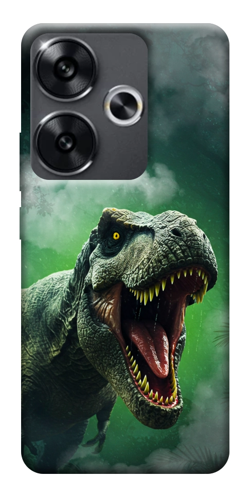 Чехол Green fog dino для Xiaomi Poco F6