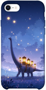 Чехол Lanterns dino для iPhone SE (2020)