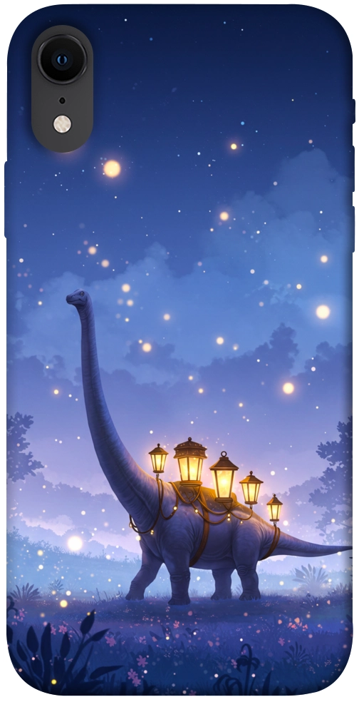 Чохол Lanterns dino для iPhone XR