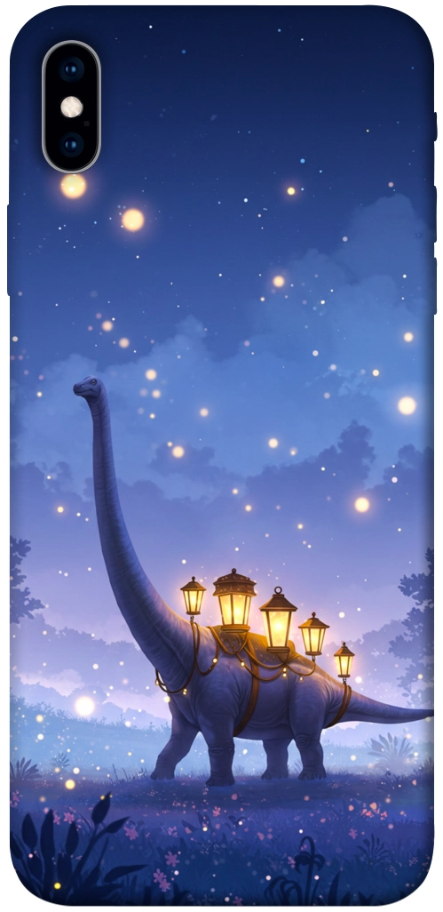 Чохол Lanterns dino для iPhone XS Max