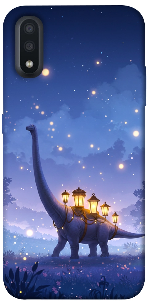 Чохол Lanterns dino для Galaxy A01