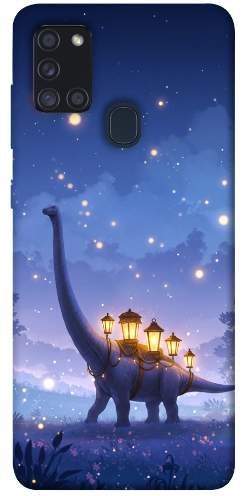 Чохол Lanterns dino для Galaxy A21s (2020)