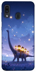 Чехол Lanterns dino для Samsung Galaxy A30