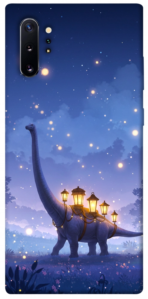 Чехол Lanterns dino для Galaxy Note 10+ (2019)