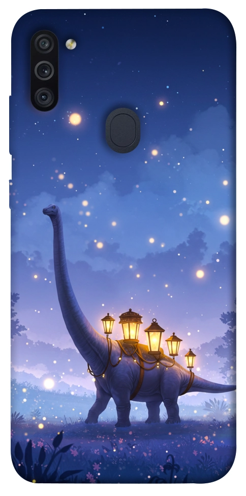 Чехол Lanterns dino для Galaxy M11 (2020)