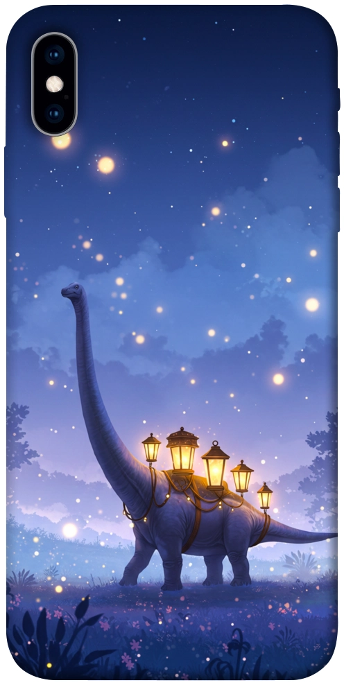 Чехол Lanterns dino для iPhone XS