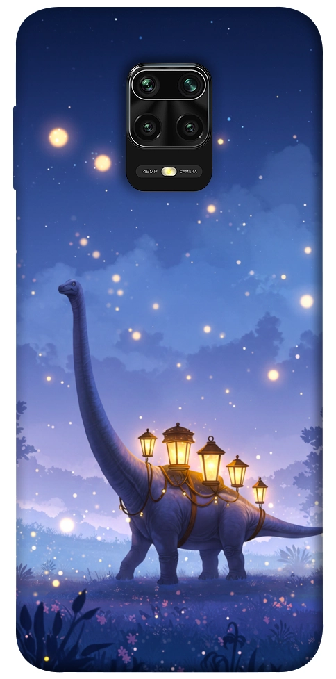 Чохол Lanterns dino для Xiaomi Redmi Note 9 Pro