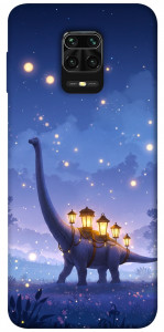 Чехол Lanterns dino для Xiaomi Redmi Note 9 Pro