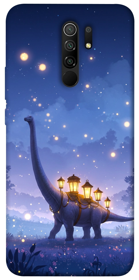 Чехол Lanterns dino для Xiaomi Redmi 9