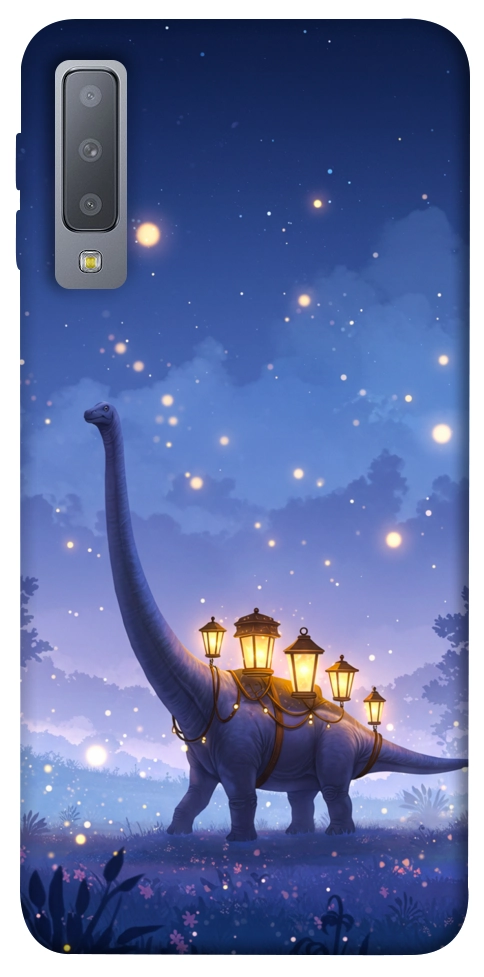 Чехол Lanterns dino для Galaxy A7 (2018)