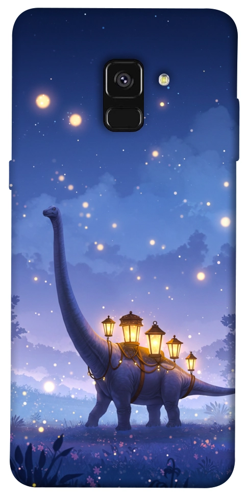 Чехол Lanterns dino для Galaxy A8 (2018)