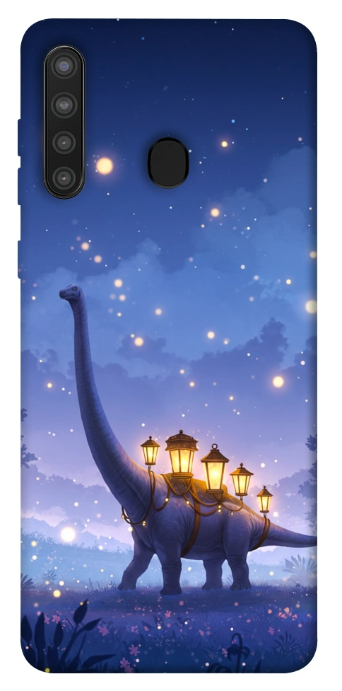 Чехол Lanterns dino для Galaxy A21