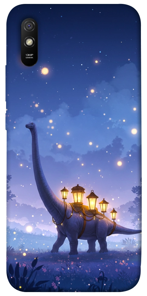 Чехол Lanterns dino для Xiaomi Redmi 9A