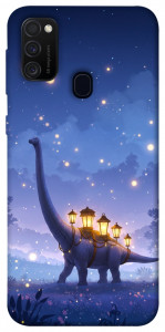 Чехол Lanterns dino для Samsung Galaxy M21