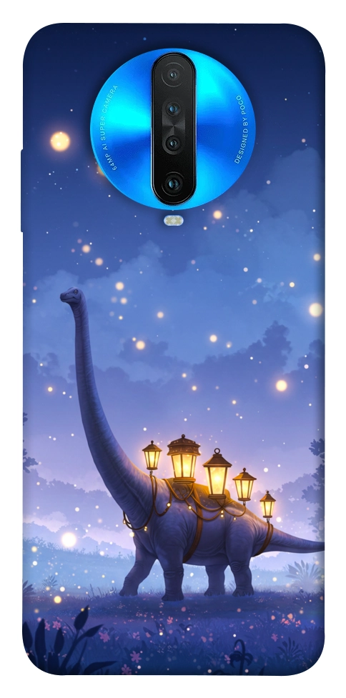Чехол Lanterns dino для Xiaomi Redmi K30