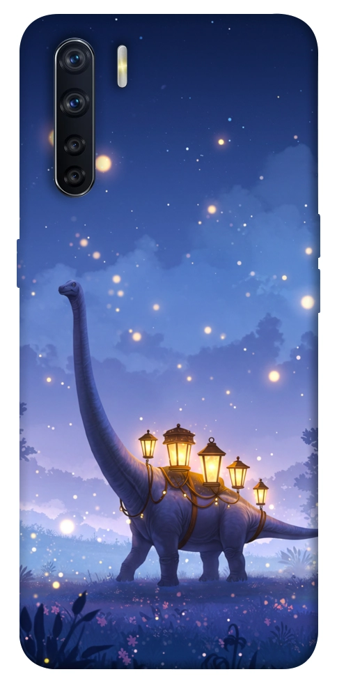 Чохол Lanterns dino для Oppo A91