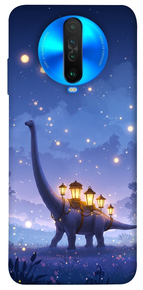 Чехол Lanterns dino для Xiaomi Poco X2