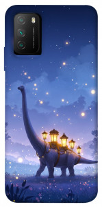 Чехол Lanterns dino для Xiaomi Poco M3