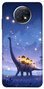 Чохол Lanterns dino для Xiaomi Redmi Note 9 5G