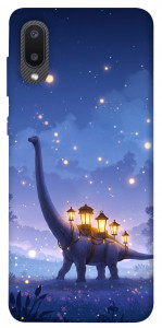 Чохол Lanterns dino для Galaxy A02