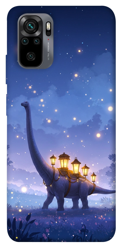 Чохол Lanterns dino для Xiaomi Redmi Note 10